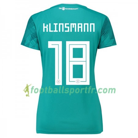 Tenue Allemagne Klinsmann 18 Féminine Exterieur Coupe du monde 2018 Maillot de Foot
